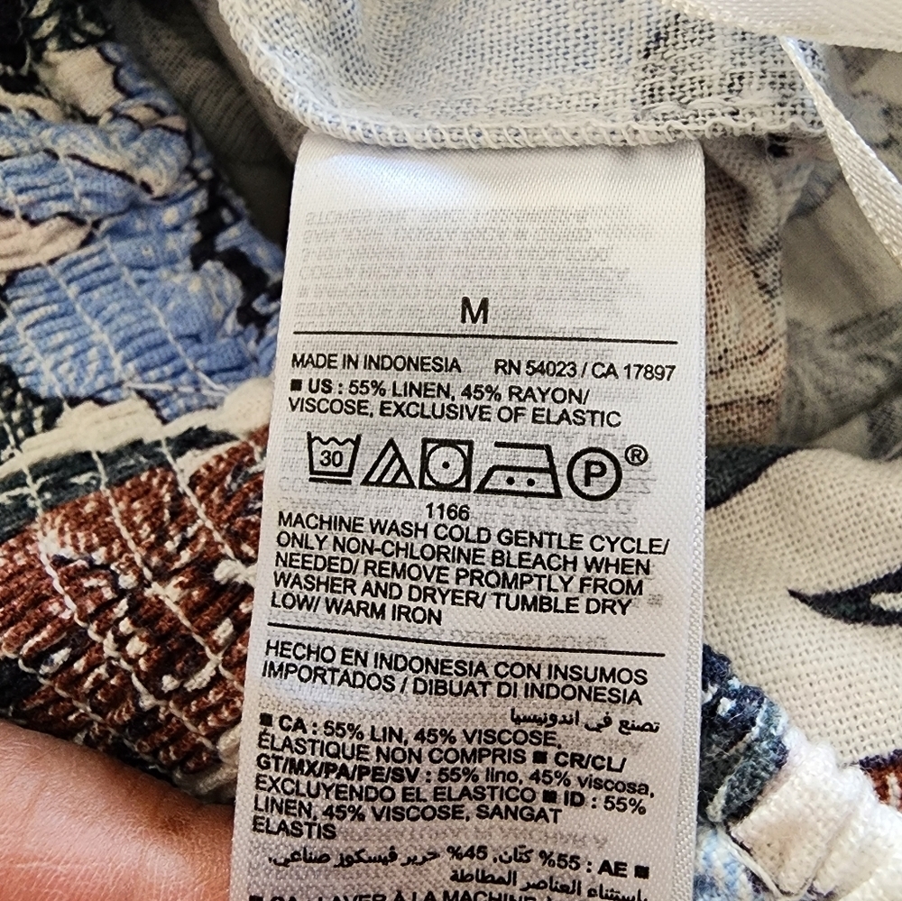 Old Navy Linen Halter Top Short Jumpsuit Size Medium NEW - Picture 6 of 7